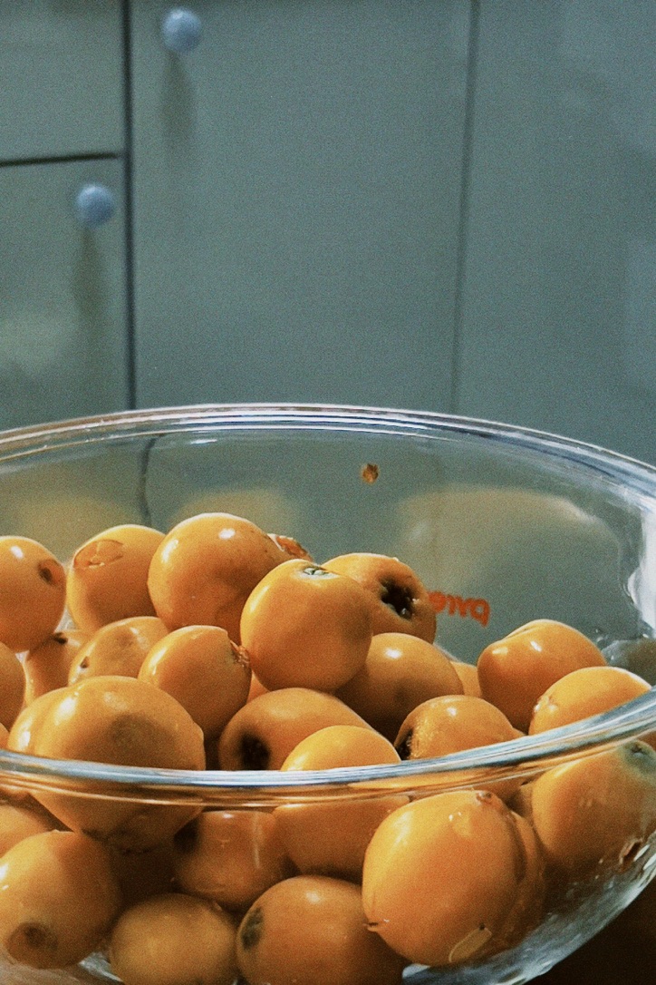 잘 씻어서 물기 털고 준비 완료!